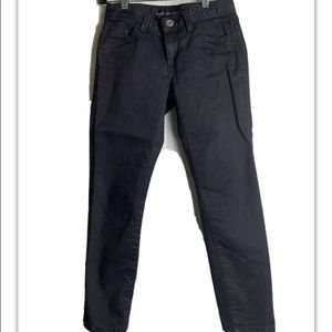 Banana republic black ankle crop Low jeans 7982